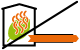 Biomassefernwärme Nein Icon