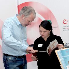 Das Energieinstitut Vorarlberg beim Solar- und Wärmepumpentag 2016.