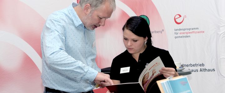 Das Energieinstitut Vorarlberg beim Solar- und Wärmepumpentag 2016.