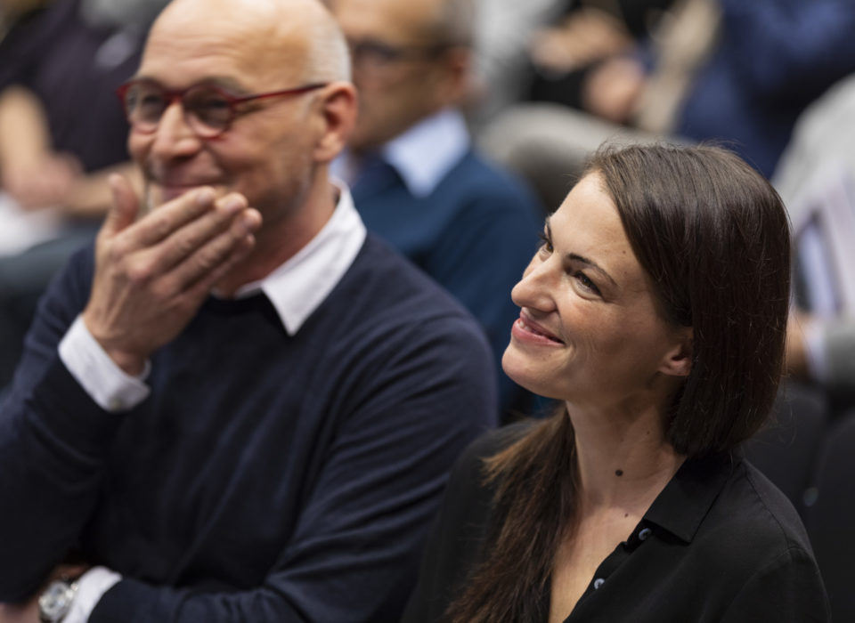 Hugo Dworzak und Verena Konrad bei der 3. Energie Lounge 2018.