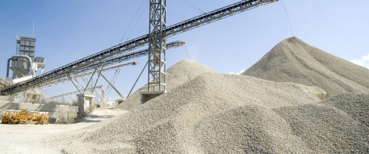 Working belt conveyors and a piles of rubble in Gravel Quarry, CR AdobeStock_122947485_isabela66