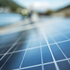 Photovoltaik-Anlage. Energieinstitut Vorarlberg. Bildnachweis: Markus Gmeiner