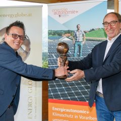 Sennerei Schnifis Energy Globe; PK und Energy Globe 2021, Verleihung