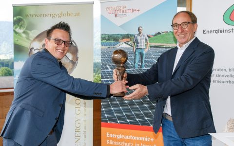 Sennerei Schnifis Energy Globe; PK und Energy Globe 2021, Verleihung